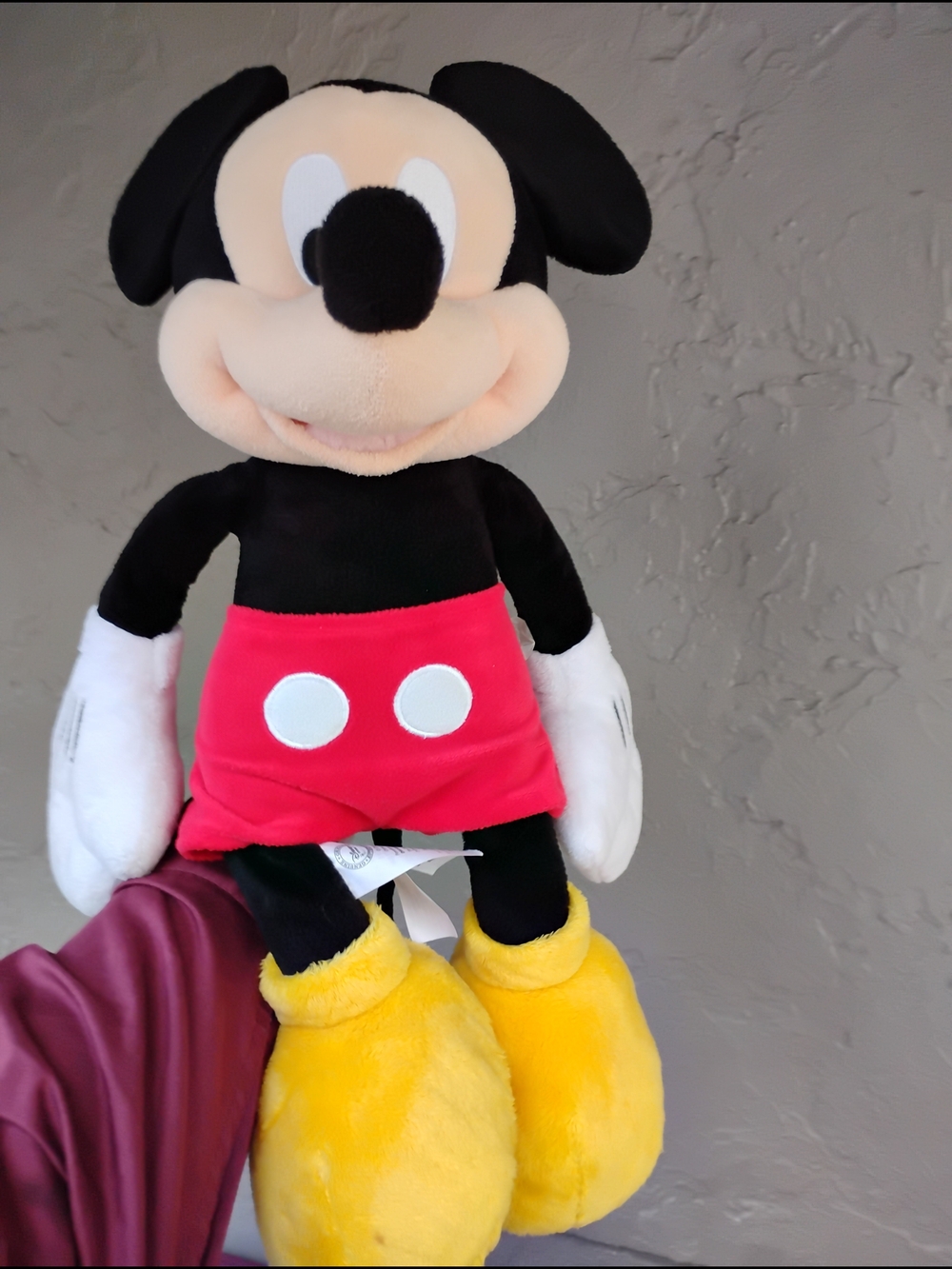 19" Mickey Mouse Plush Stuffed Toy Disney Authentic